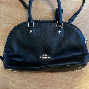 Coach purse all black